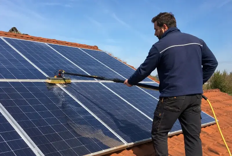 Nettoyage et entretien de panneaux solaires à Fareins